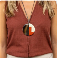 Collana Rudelli Zambetti Gioielli Donna Rivet L'indochineur in Corno BJX290BR - BJX290BR